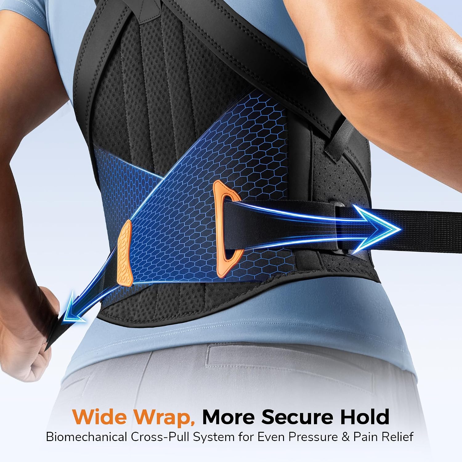 Thumbnail 2 de WHCOOL Slim-Fit Posture Corrector, 6-Stay Dual-Wrap Back Support Brace