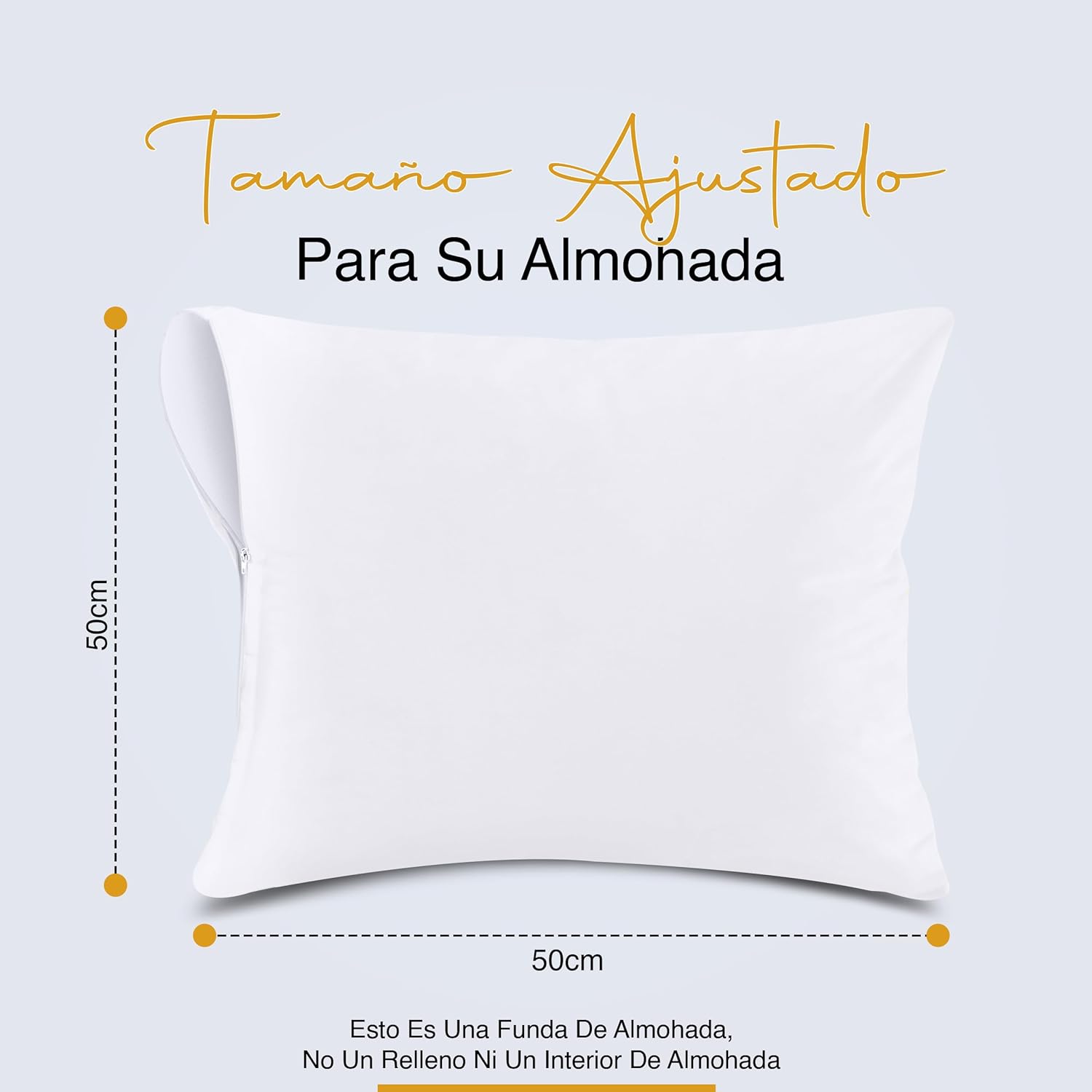 Thumbnail 1 de Utopia Bedding Protector de Almohada Impermeable 50x50 cm
