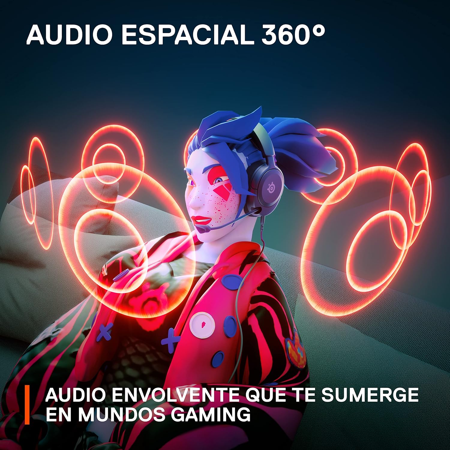 Thumbnail 4 de SteelSeries Arctis Nova 1P 🎧 Cascos PS5 y Multisistema Ultraligeros