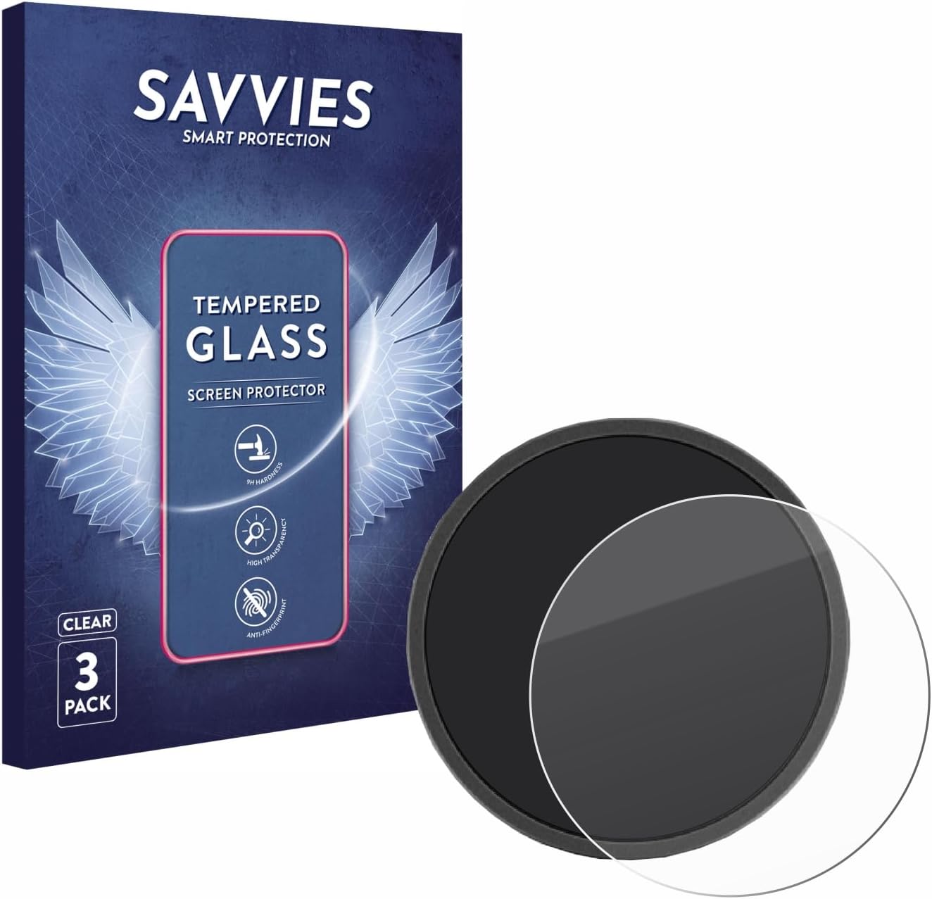 Detalle de savvies Pellicola Vetro Temperato per Beeline Moto (3 Pezzi) – Protezione ultra chiara, durezza 9H
