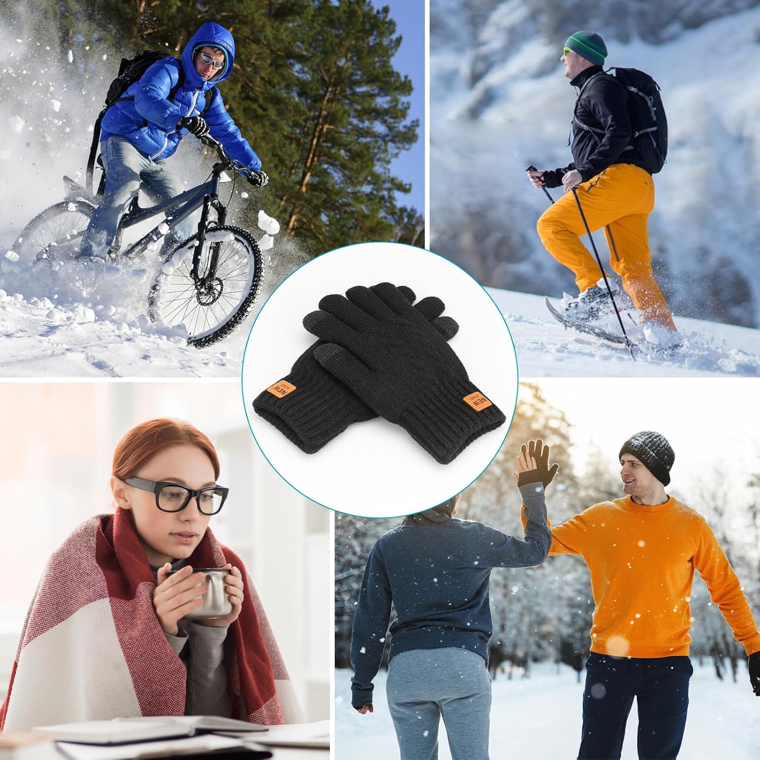 Thumbnail 6 de ytorgr Winter Thermal Gloves for Women — touch-screen gloves