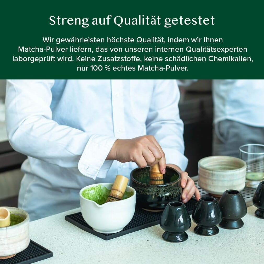 Detalle de VAHDAM Poudre de Matcha à la Vanille 100 g – Matcha Uji & Vanille de Madagascar