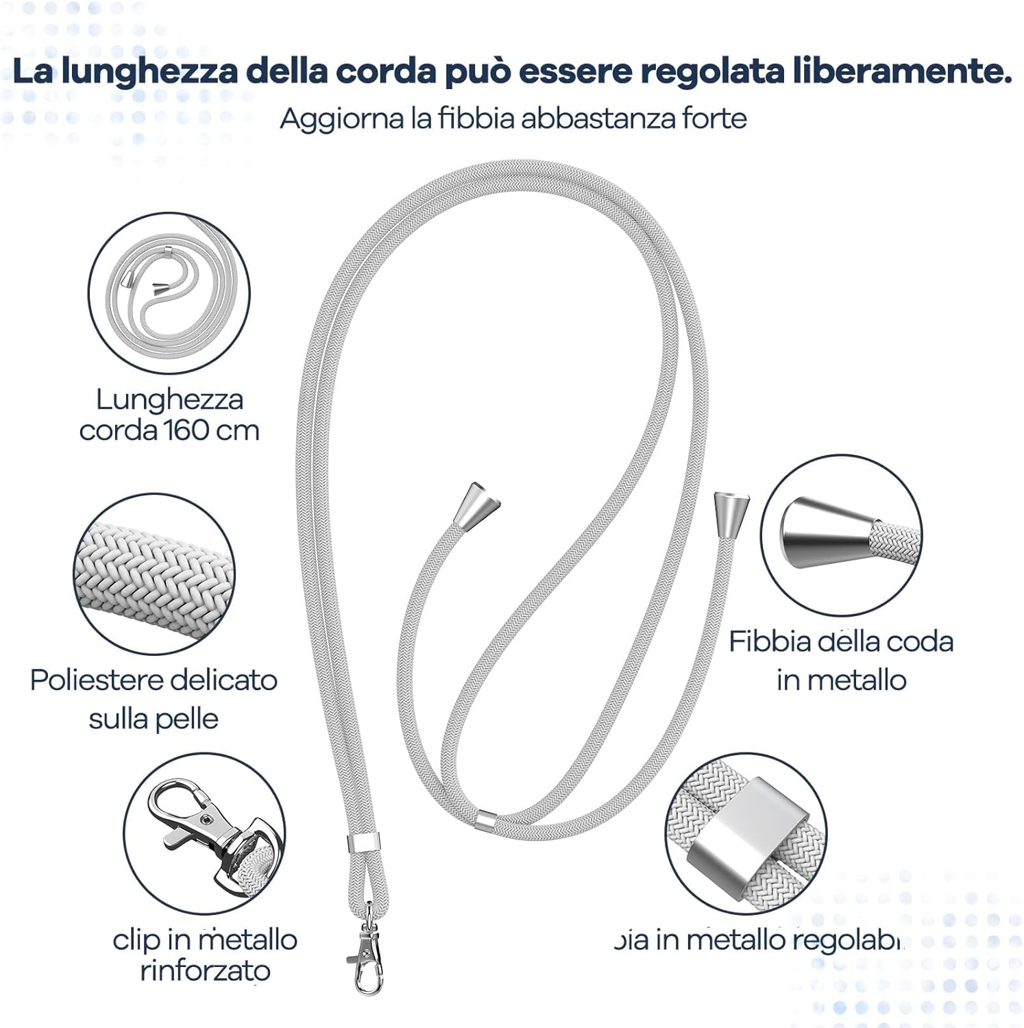 Thumbnail 4 de Caslord phone lanyard 1.6m universal