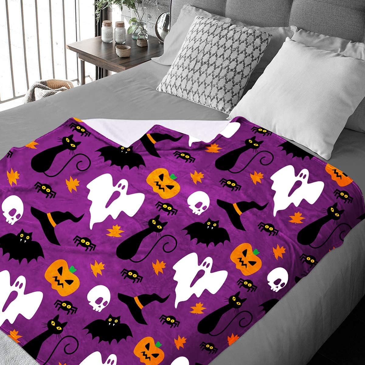 Detalle de JOOCAR Flannel Throw Blanket 125 x 100cm