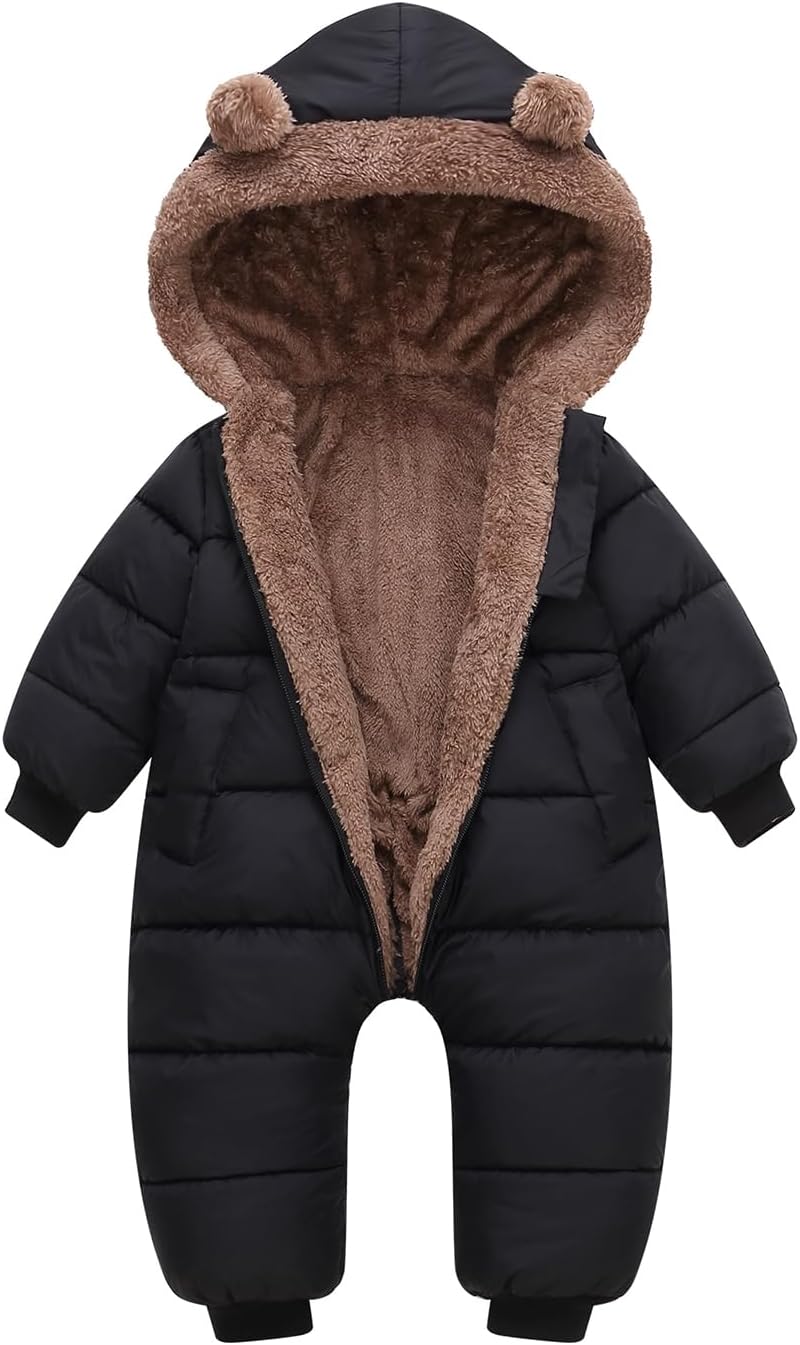 Detalle 2 de JiAmy babysnöoverall med fleecefoder och dragkedja, 6–24 månader