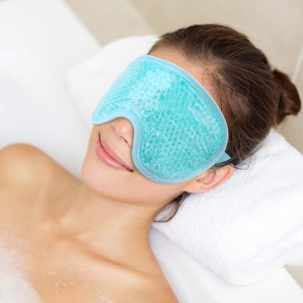 Thumbnail 1 de NEWGO Gel Reusable Cooling Eye Mask, Reversible Hot and Cold Pack