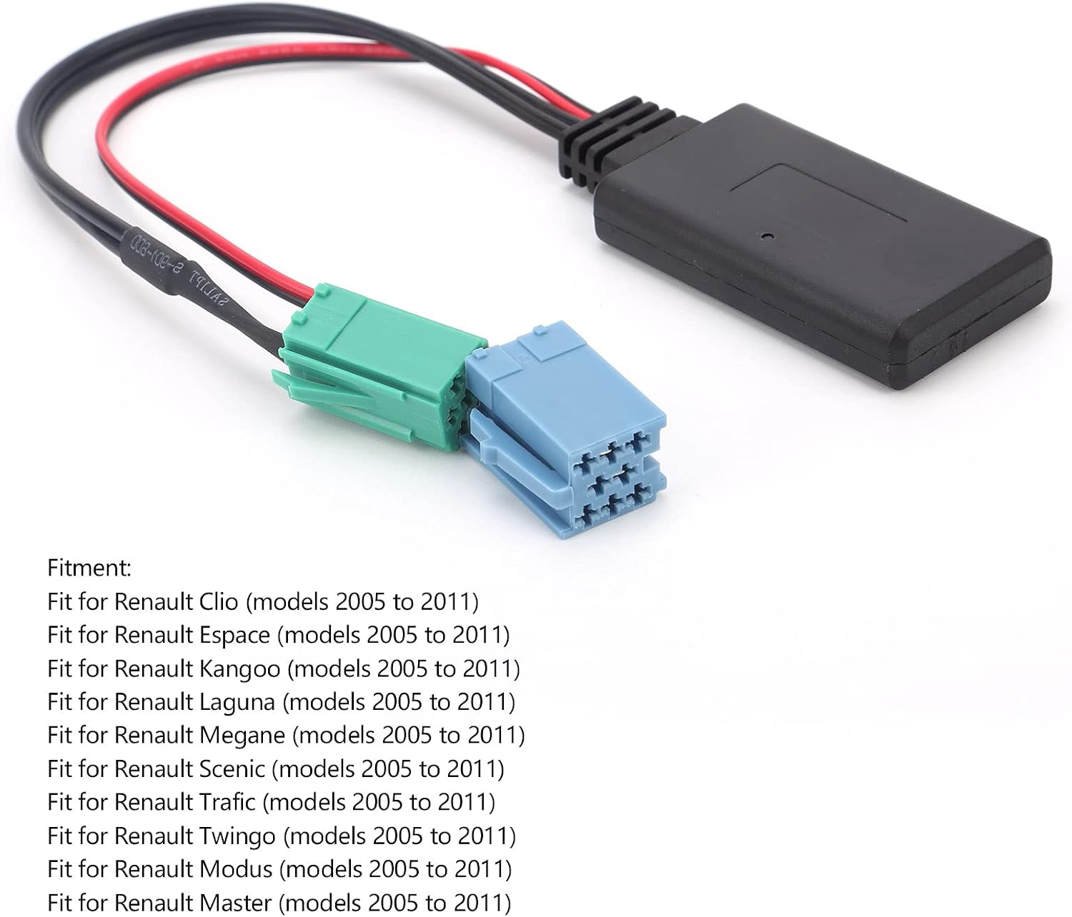 Thumbnail 2 de Convertitore Audio e Adattatore Auto: Cavo Bluetooth 5.0 AUX per Renault (Clio, Espace, Kangoo, Laguna) 6/8 pin