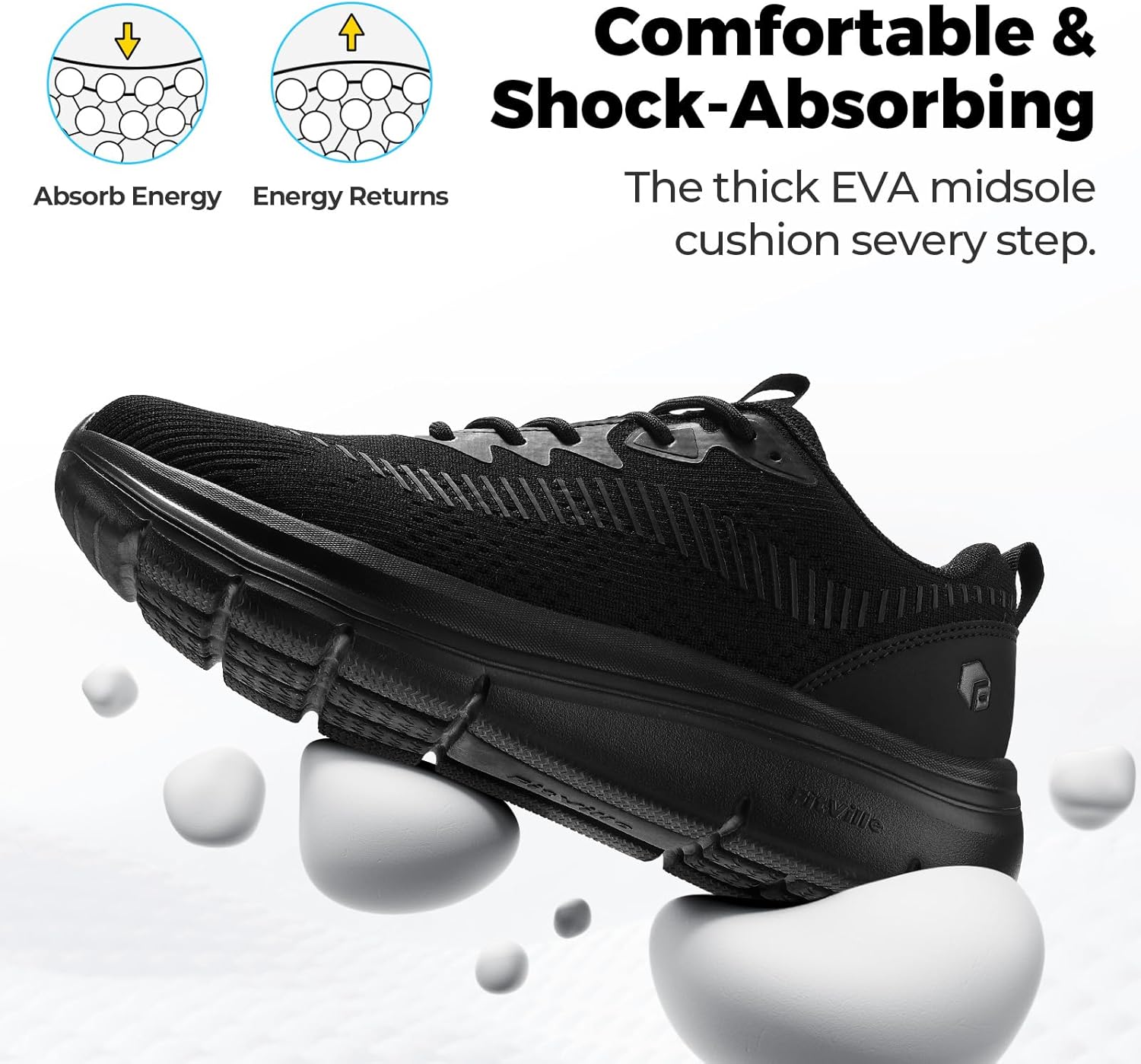 Thumbnail 3 de FitVille Walkingschuhe Herren Extra Weite – Atmungsaktive Sneaker für breite Füße