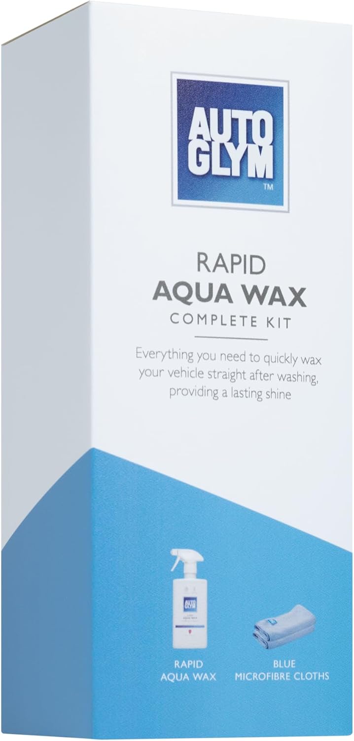 Thumbnail 1 de Autoglym Rapid Aqua Wax 500ml – Complete Car Wax Kit for All Exterior Surfaces