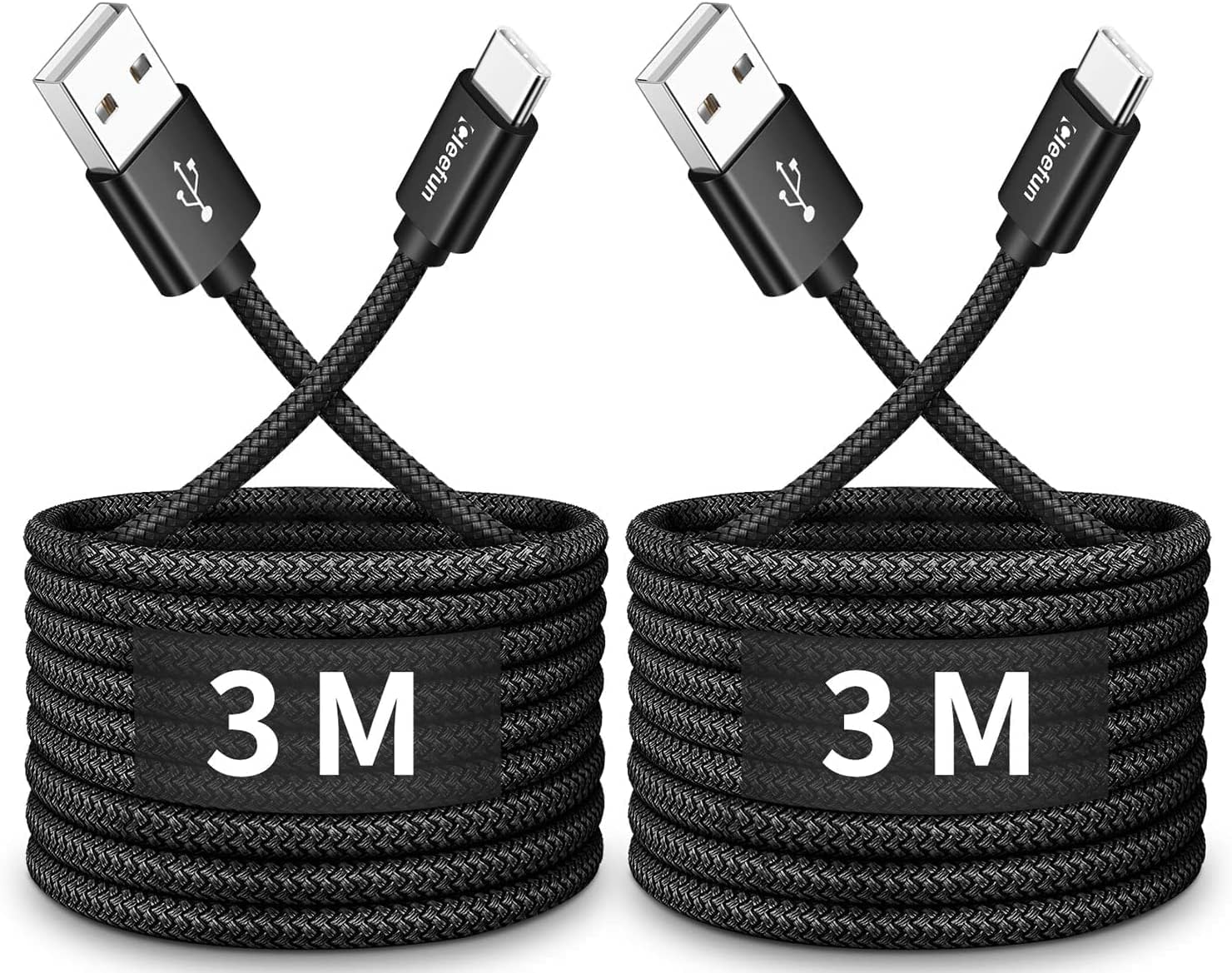 Detalle de CLEEFUN USB C Kabel 3 m