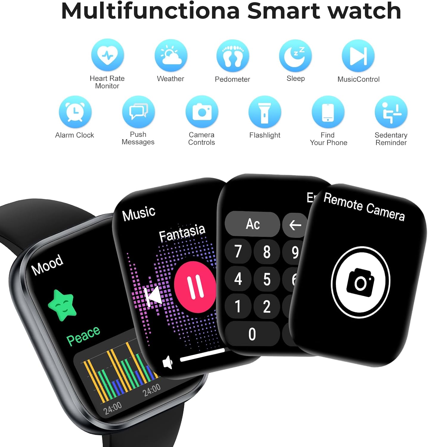 Thumbnail 6 de MFVLP Smart Watch for Men & Women with Answer/Make Calls, 1.83" HD Fitness Tracker