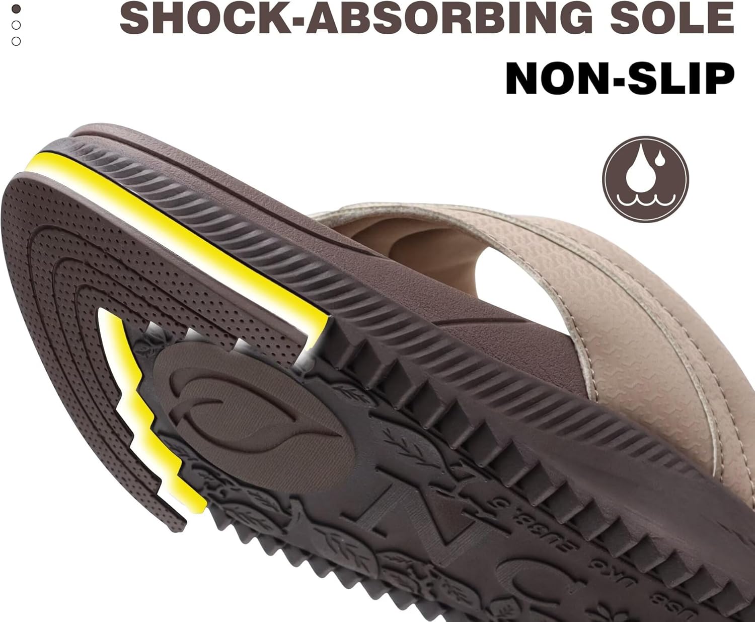 Thumbnail 5 de ONCAI Women's Orthotic Cushion Flip Flops: Arch Support, Deep Heel Cup, and Recovery Comfort