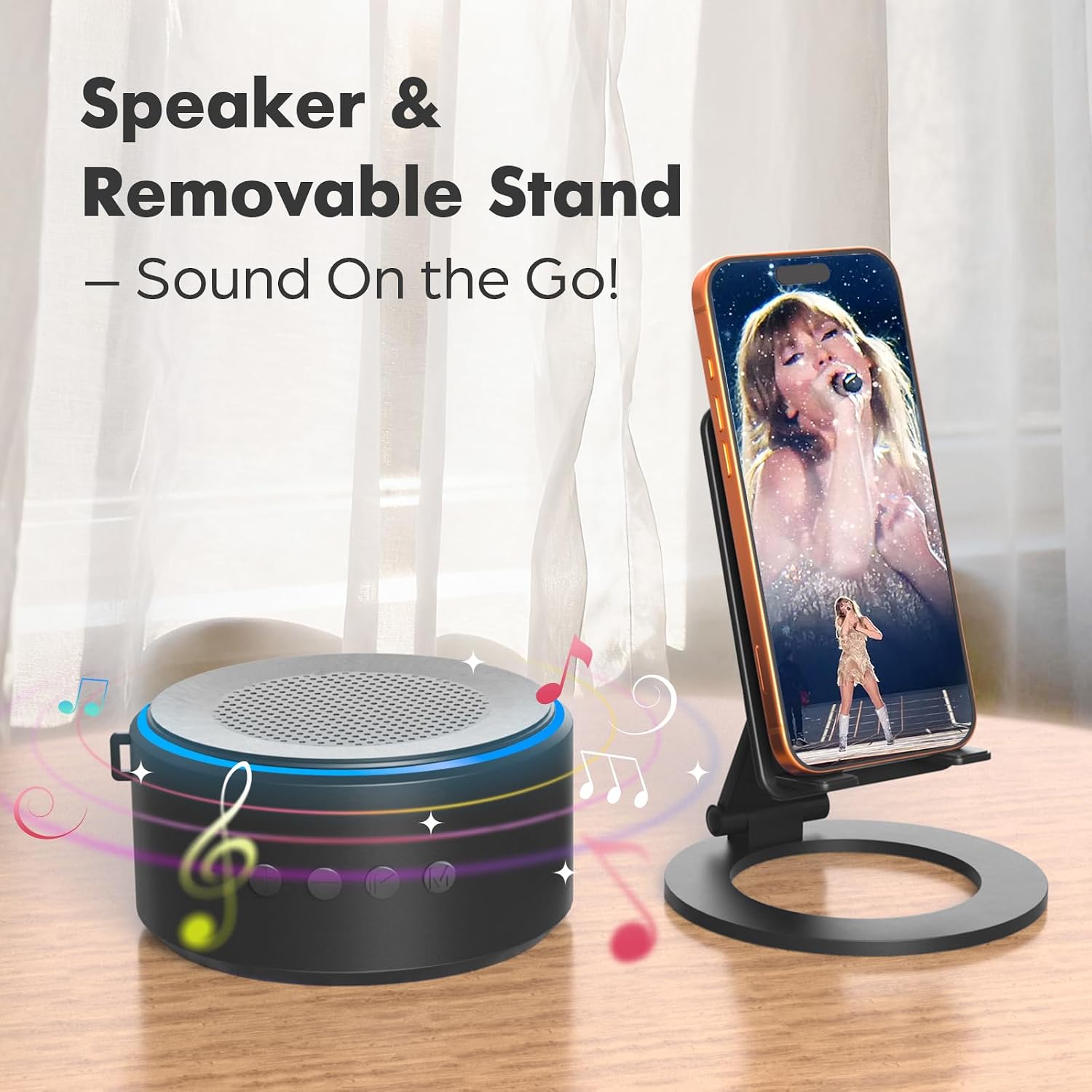 Thumbnail 4 de Funistree Bluetooth Speaker with Phone Stand