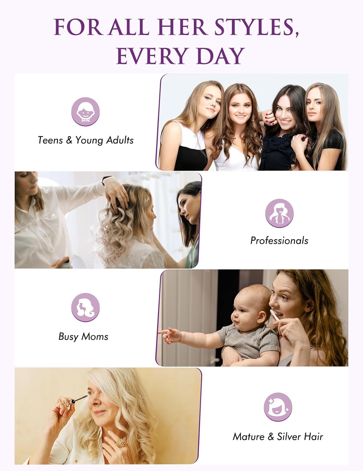 Thumbnail 6 de LANDOT 2-in-1 Hair Straighteners and Curler