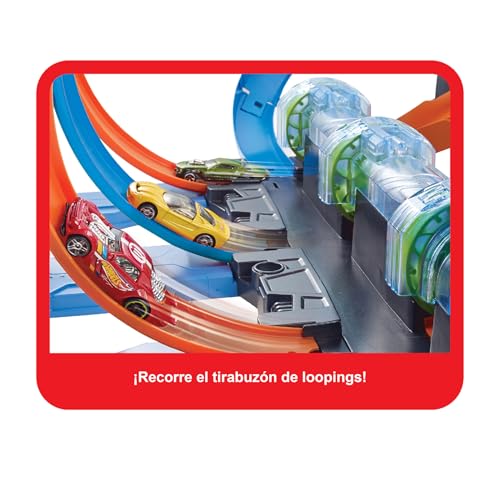 Thumbnail 2 de Hot Wheels pista de coches Corkscrew Crash Set