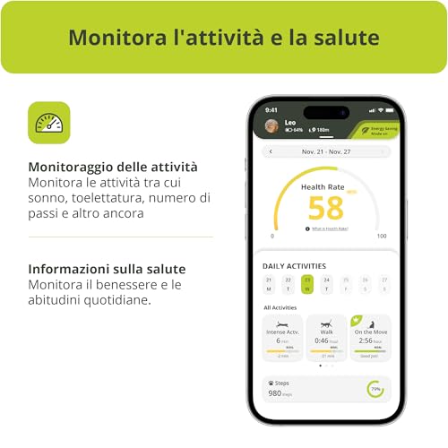 Detalle de Kippy Cat V2 — Collare GPS per gatti con localizzatore, salute e attività
