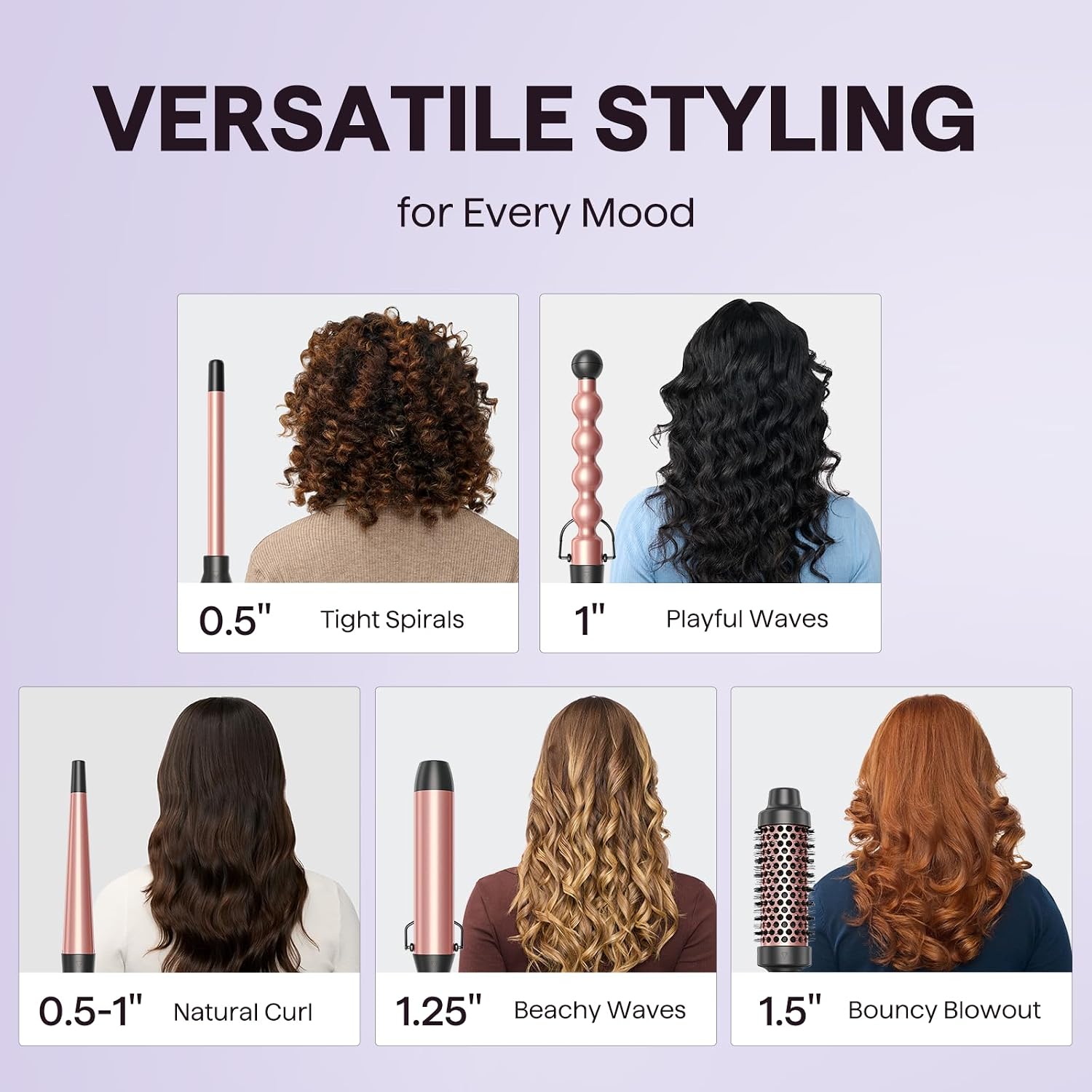 Detalle de Wavytalk Curling Wand Set 5-in-1