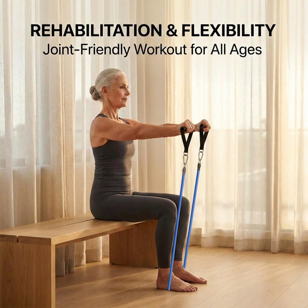 Thumbnail 3 de VEICK Resistance Bands 150 lbs set