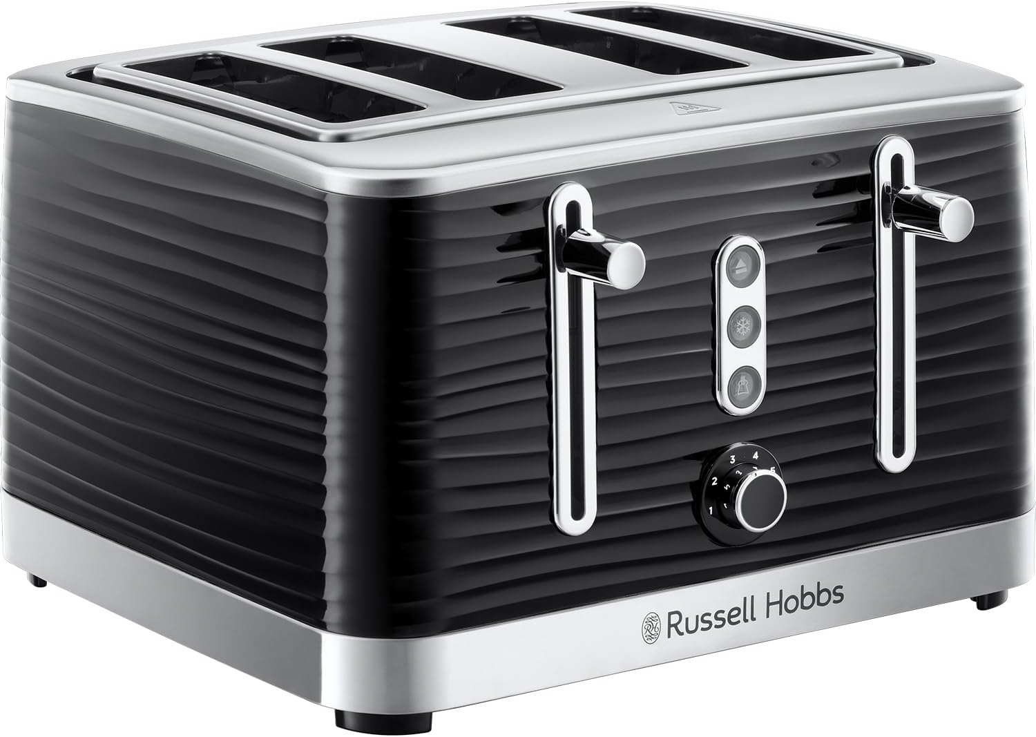 Thumbnail 6 de Russell Hobbs Inspire 4 Slice Toaster (Grey Textured High Gloss) – 1800W with Extra Wide Slots