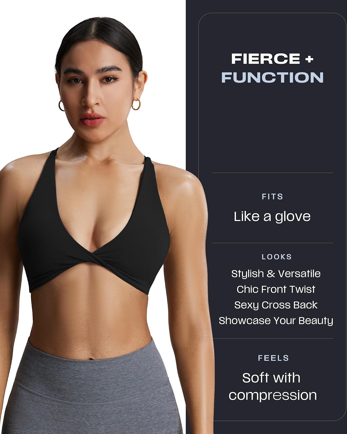 Thumbnail 3 de Aoxjox Sienna Twist Sports Bra