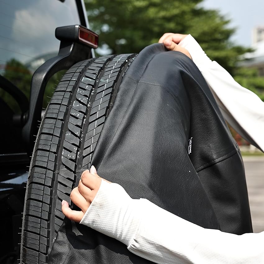 Thumbnail 3 de Moonet PVC Thickening Leather Spare Tire Cover 30"
