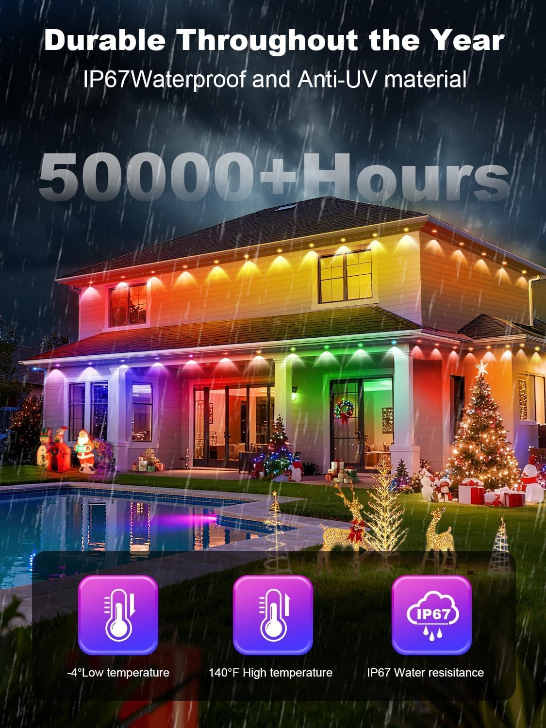 Detalle 2 de DREAMLAND permanent outdoor lights 100FT