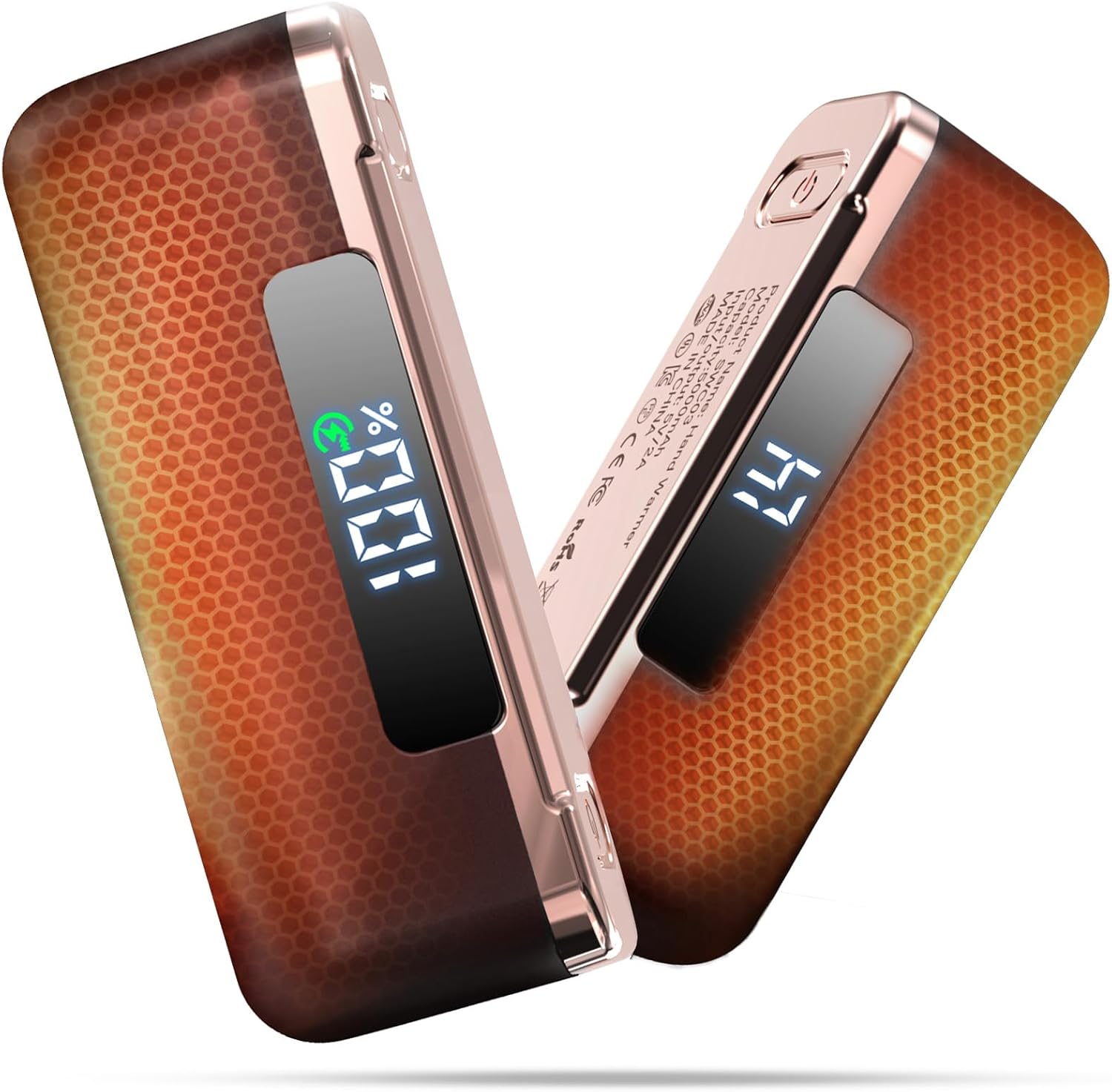 Hand Warmers Rechargeable 2 Pack 10000mAh for Raynaud's