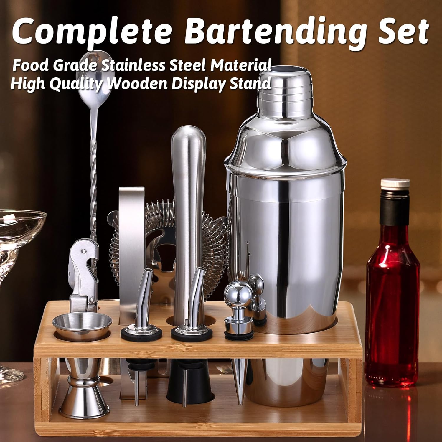 Thumbnail 6 de GWHOLE Cocktail Shaker 720ML set 🍸