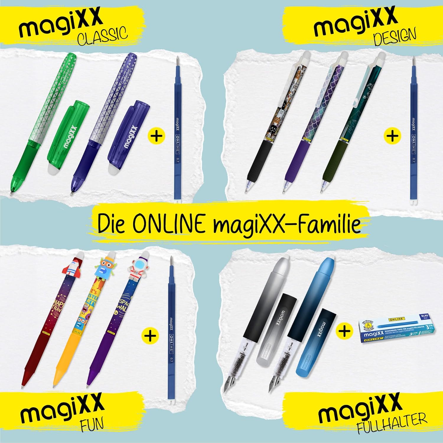 Thumbnail 4 de Online magiXX 9x radierbare Tintenpatronen