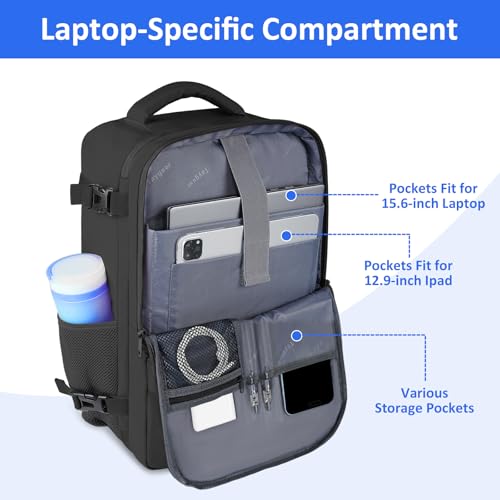 Detalle de Taygeer EasyJet Cabin Bag 45x36x20 Underseat Travel Backpack