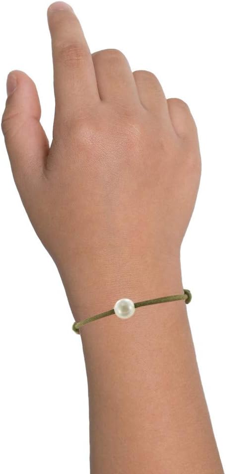 Thumbnail 1 de Les Poulettes Bijoux Bracciale Bambino Perla Bianca “Classics”