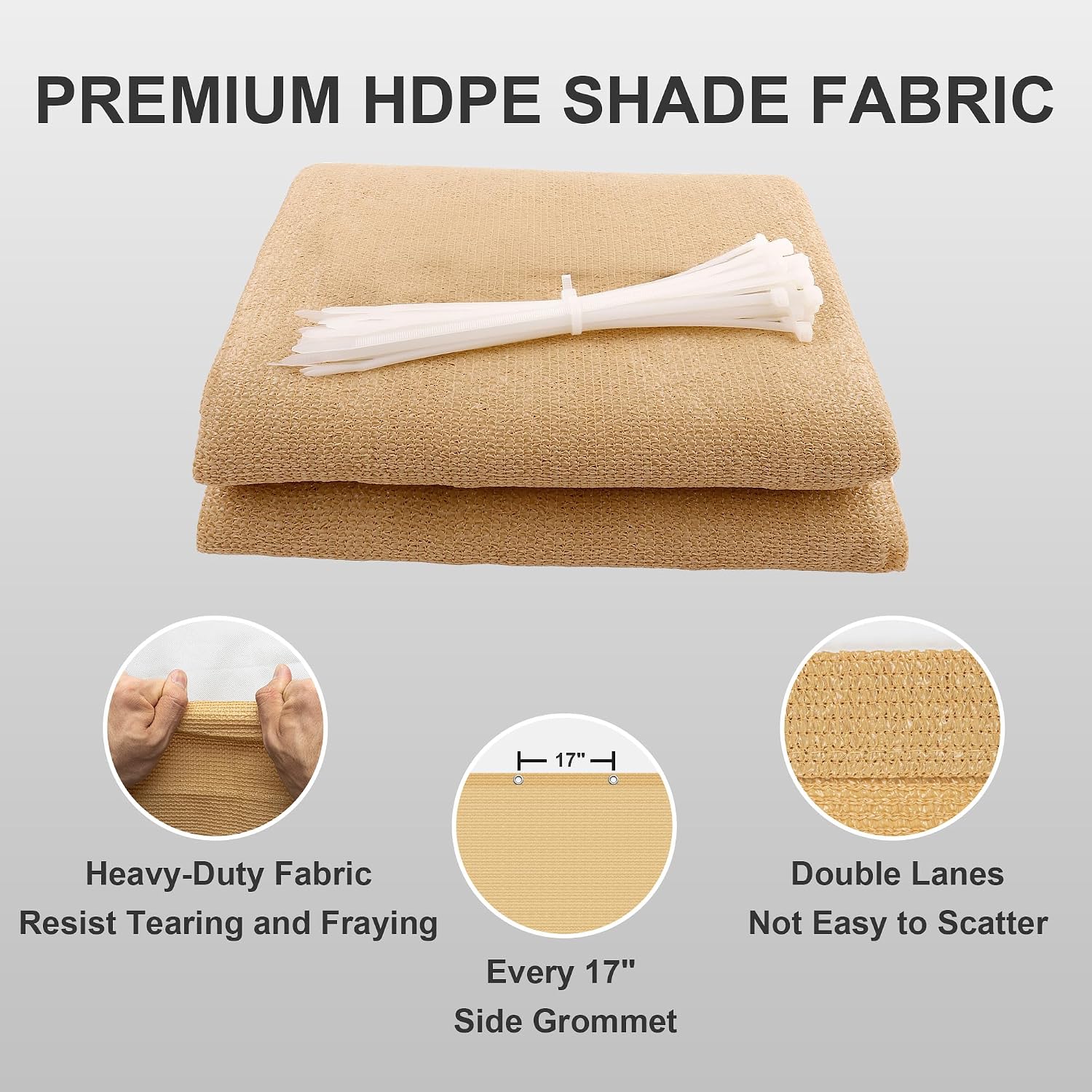 Detalle 2 de SUNNY GUARD Shade Cloth 8x12 FT