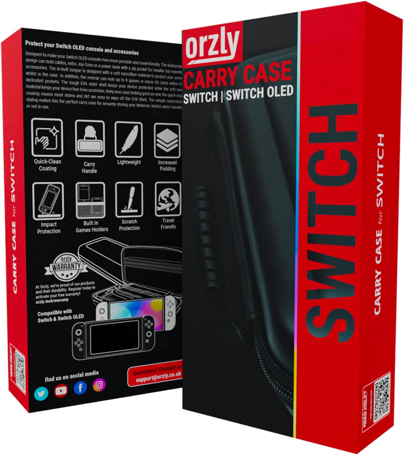 Thumbnail 2 de Orzly Carry Case for Nintendo Switch OLED