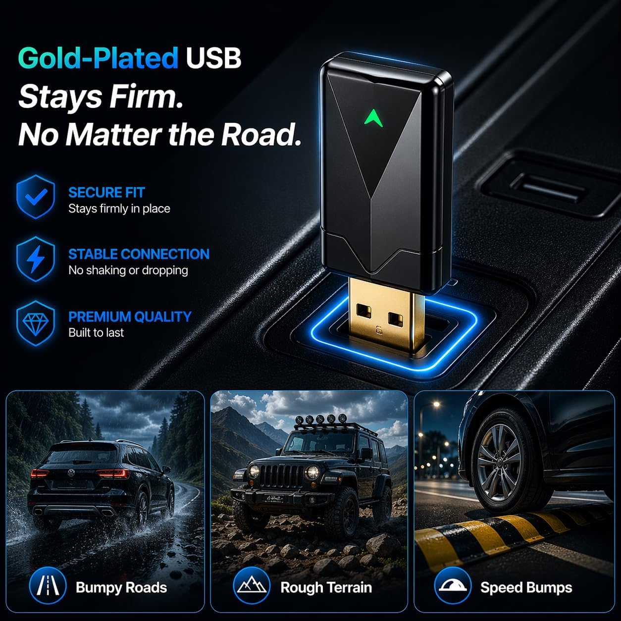 Thumbnail 5 de ZOUHOE CarPlay Wireless Adapter 1 Stück