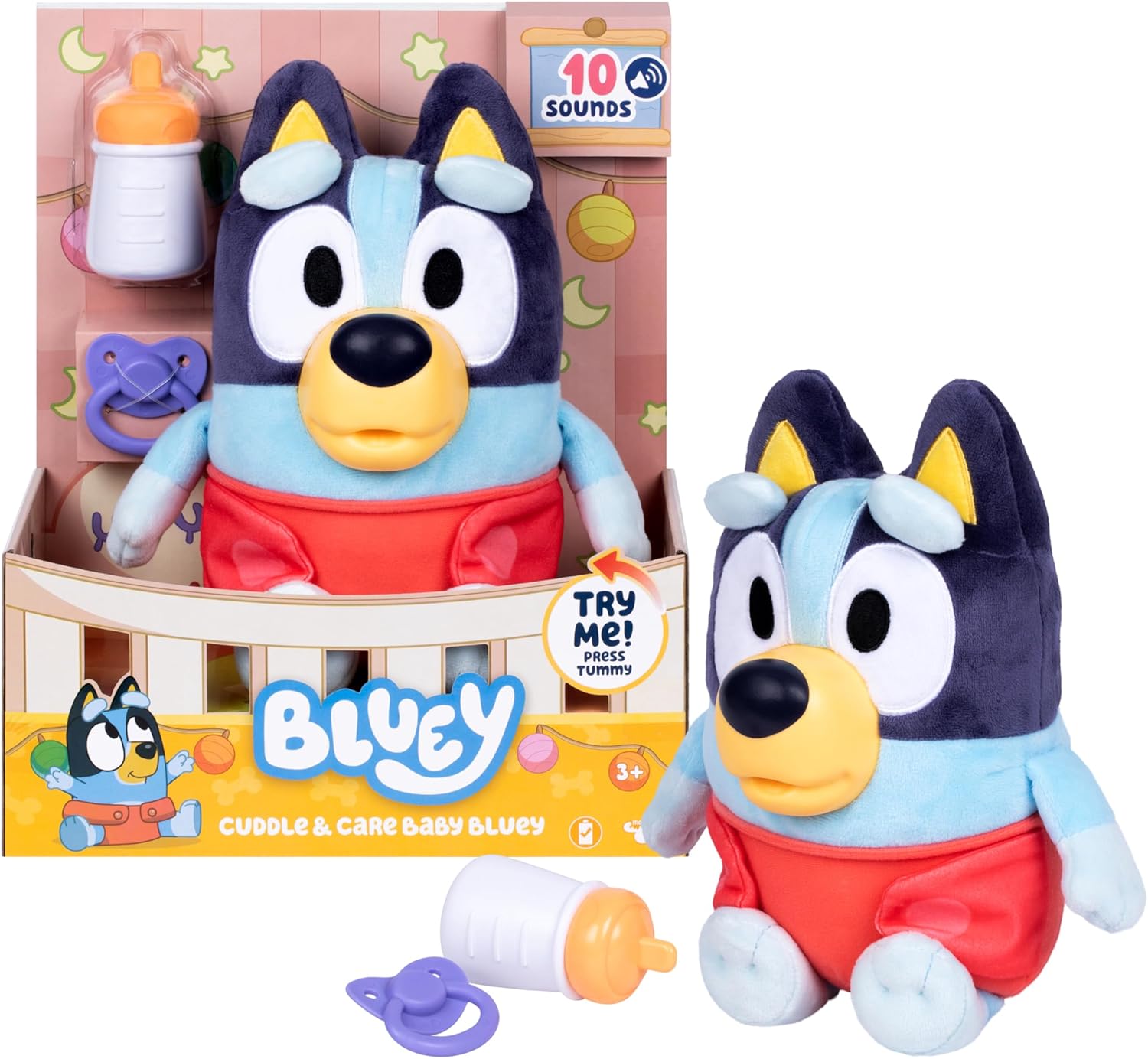Thumbnail 6 de Bluey Cuddle & Care Baby: Nurture, Feed and Soothe with 10 Sounds