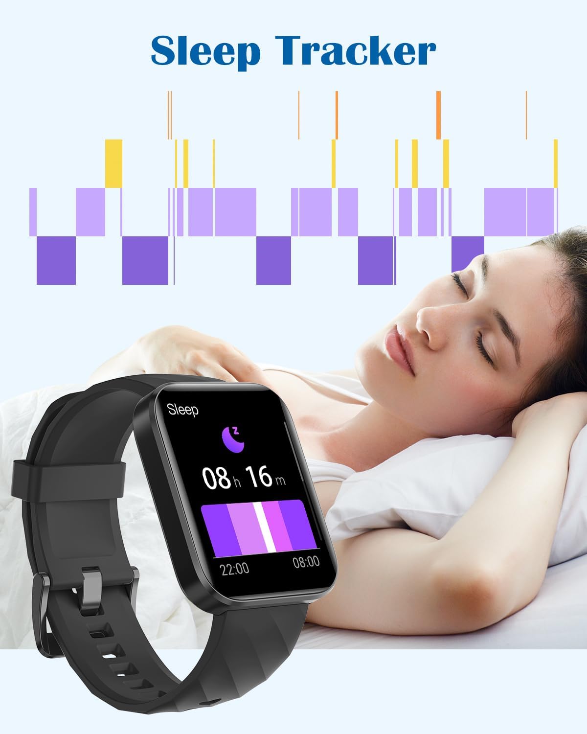 Thumbnail 4 de RUIMEN Smart Watch with Call Function