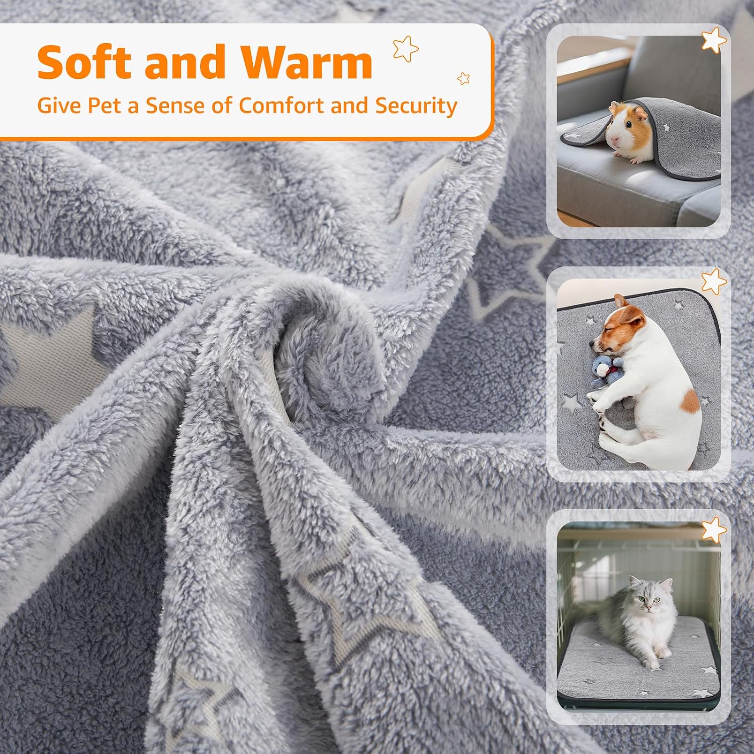 Thumbnail 4 de PICK FOR LIFE 40 x 60 cm fleece guinea pig liner 🐹