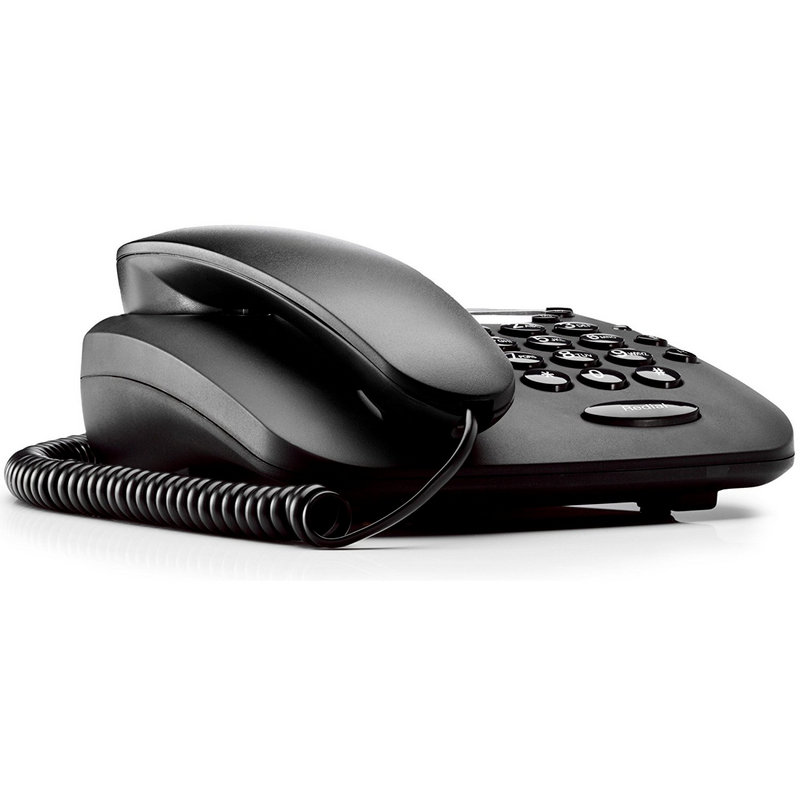 Detalle 2 de Motorola CT1 Teléfono Fijo Negro: simplicidad y fiabilidad para llamadas básicas