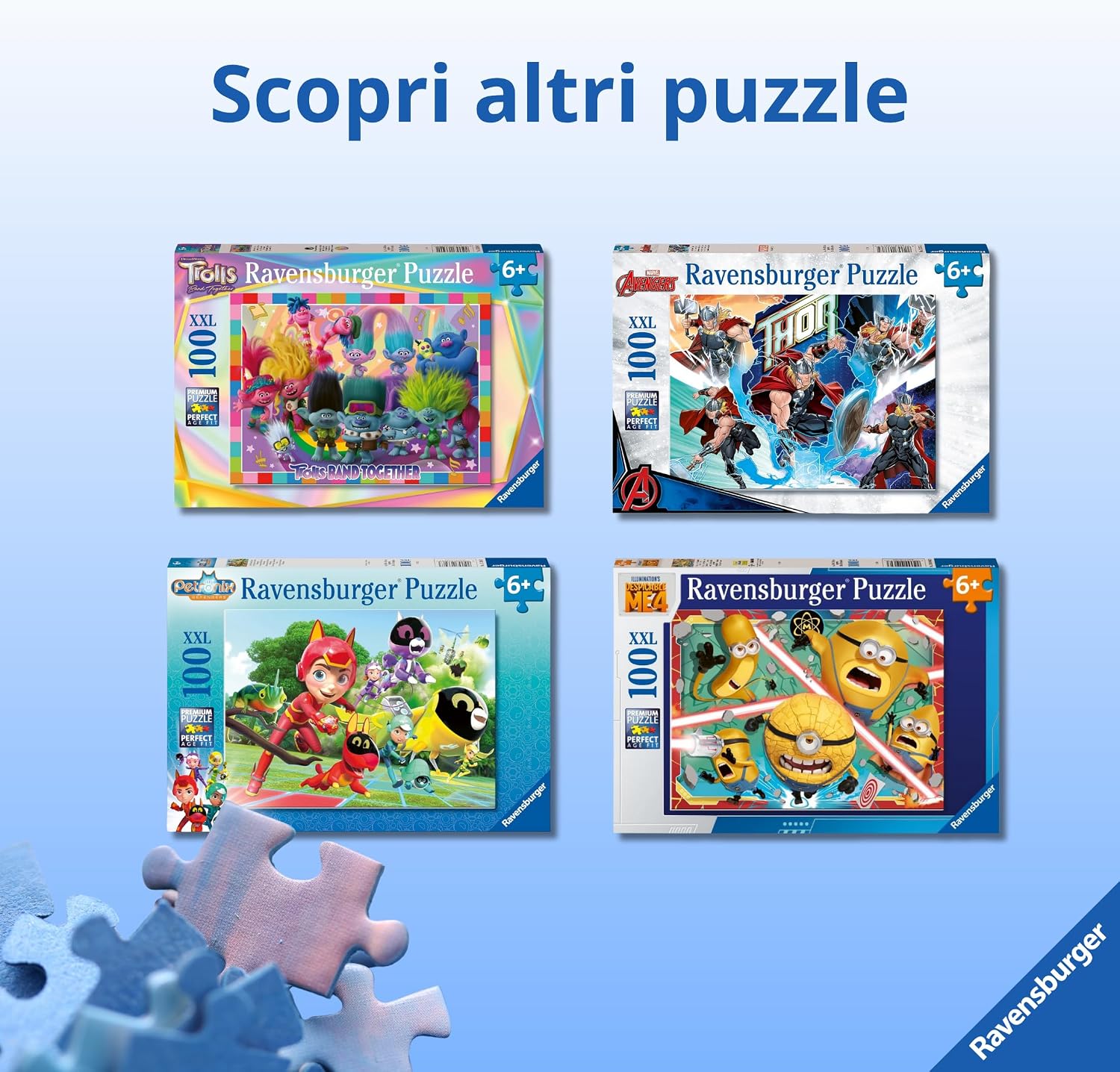 Thumbnail 4 de Ravensburger Puzzle Mappa del Mondo 100 pezzi 🧩