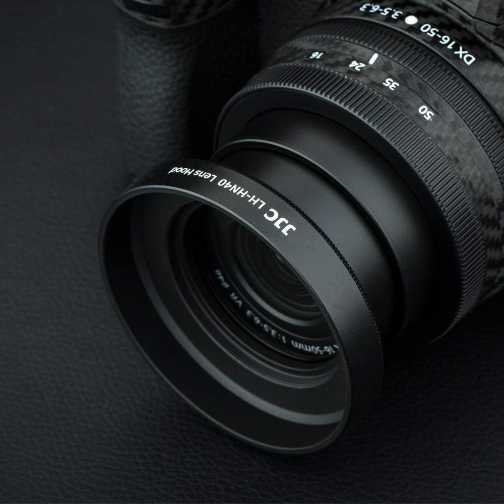 Detalle 2 de JJC Gegenlichtblende für Nikon Z DX 50–250 mm f/4.5–6.3 VR & NIKKOR Z DX 16–50 mm f/3.5–6.3 VR (ersetzt HB-90A/HN-40), 3 Stück