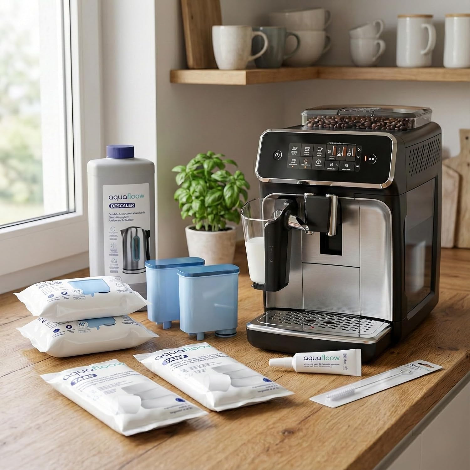 Thumbnail 4 de Aquafloow onderhoudsset voor Philips/Saeco volautomaten met AquaClean-filters