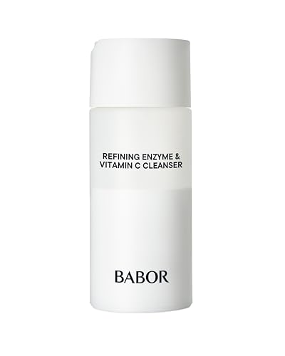 Detalle de BABOR Cleansing Enzyme Cleanser für Mischhaut, ölige Haut und unreine Haut – Enzymatisches Reinigungs- und Peelingpulver mit Vitamin C (40 g)