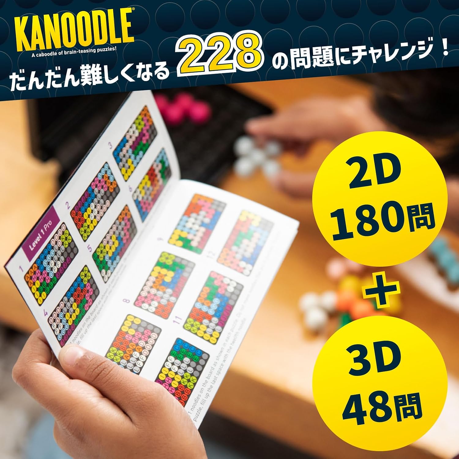 Detalle de ラーニング リソーシズ Kanoodle EI2978-J 2D・3D対応パズルゲーム 228問
