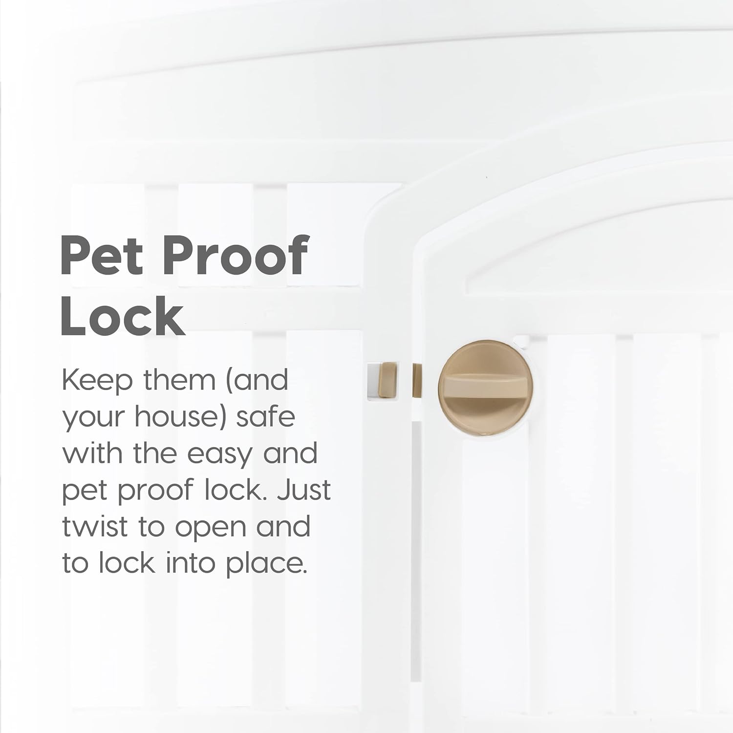 Thumbnail 3 de IRIS USA 4-Panel 24" Dog Playpen with Door