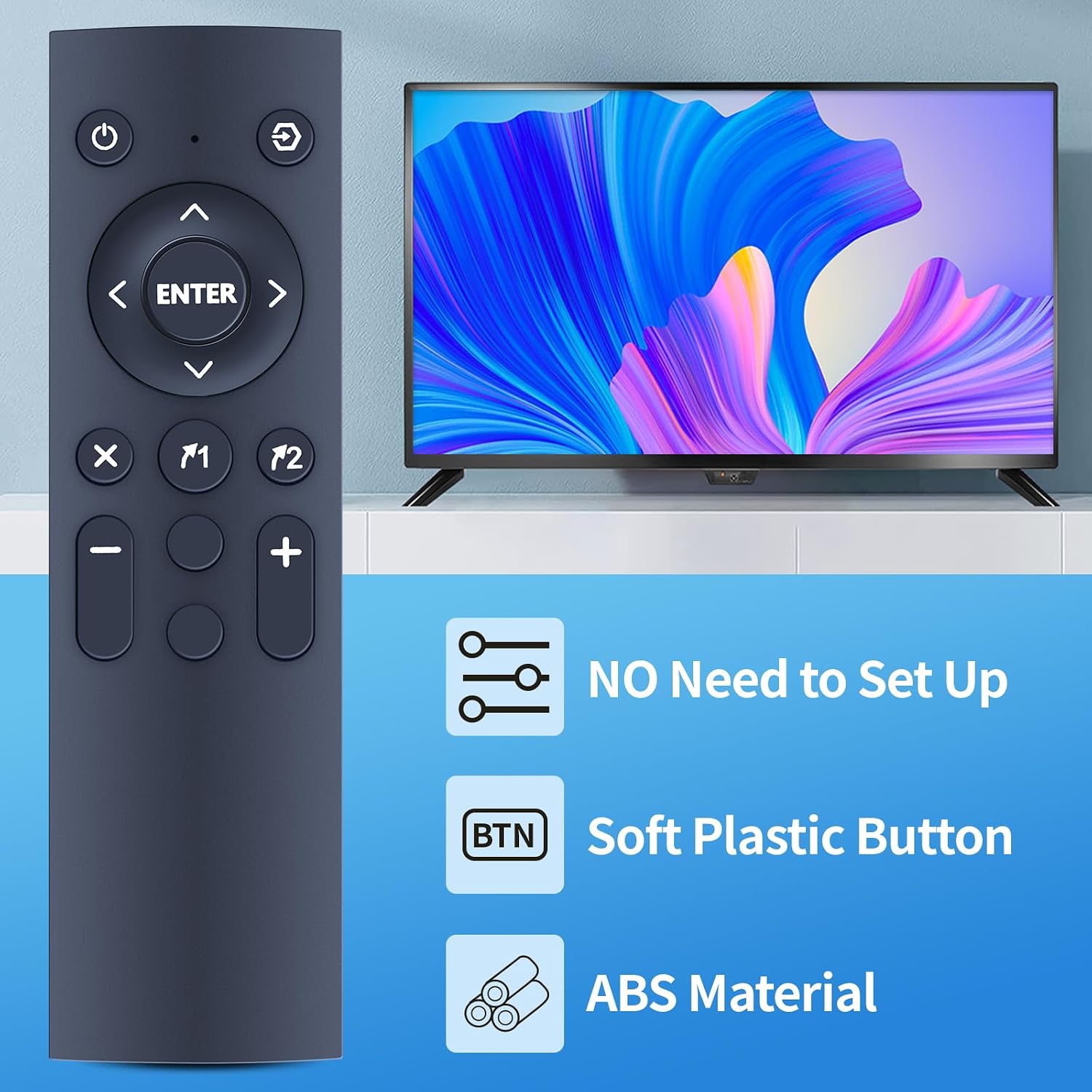 Detalle de TCNOUMT CG32UQ Replacement Remote for Asus 31.5” HDR Gaming Monitor (90LM04F0-B01170)