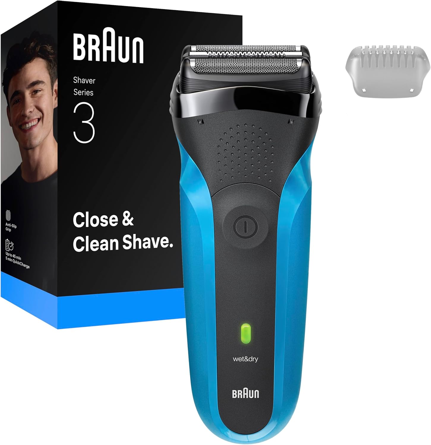 Thumbnail 5 de Braun Serie 3 3040s Rasoio elettrico barba con rifinitore