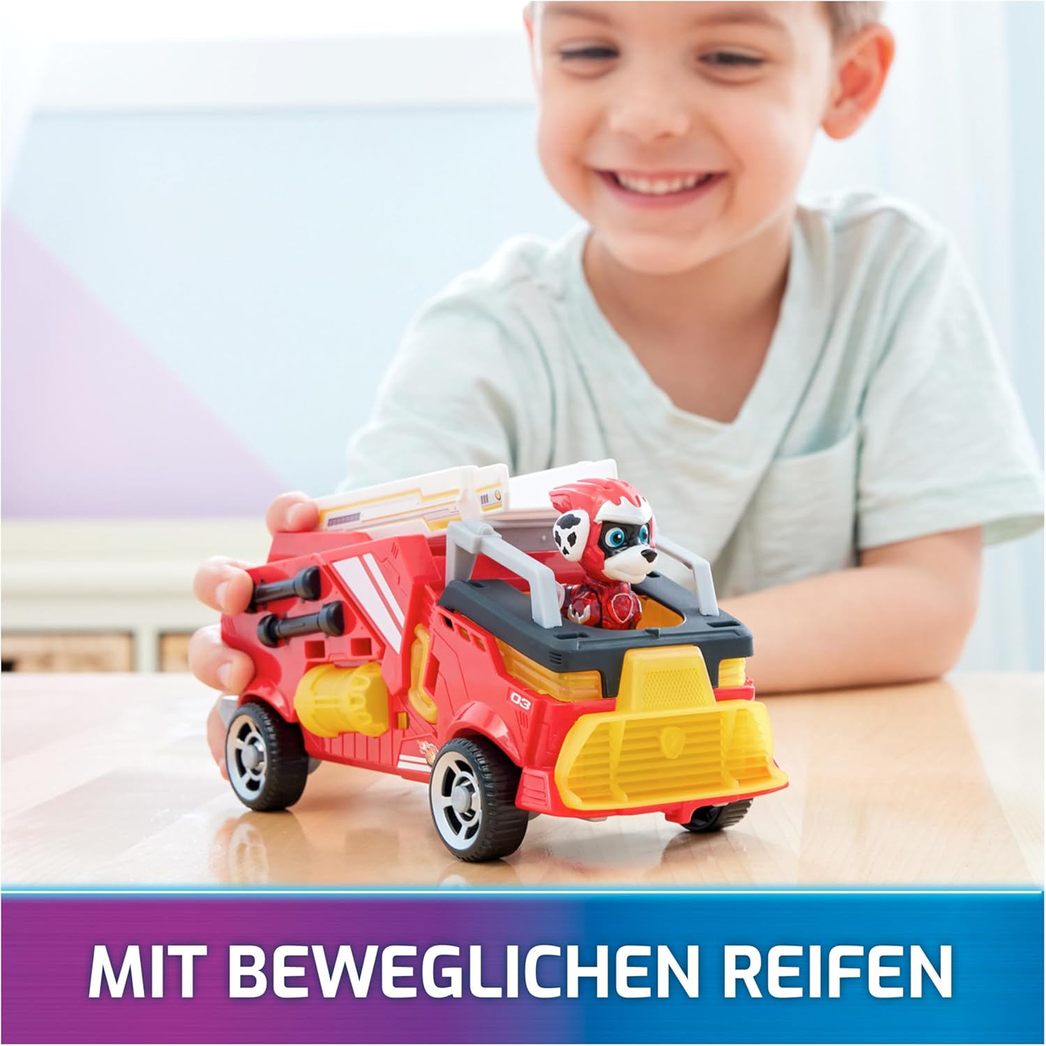 Thumbnail 6 de PAW Patrol Marshall Basisfahrzeug mit Licht, 17 cm