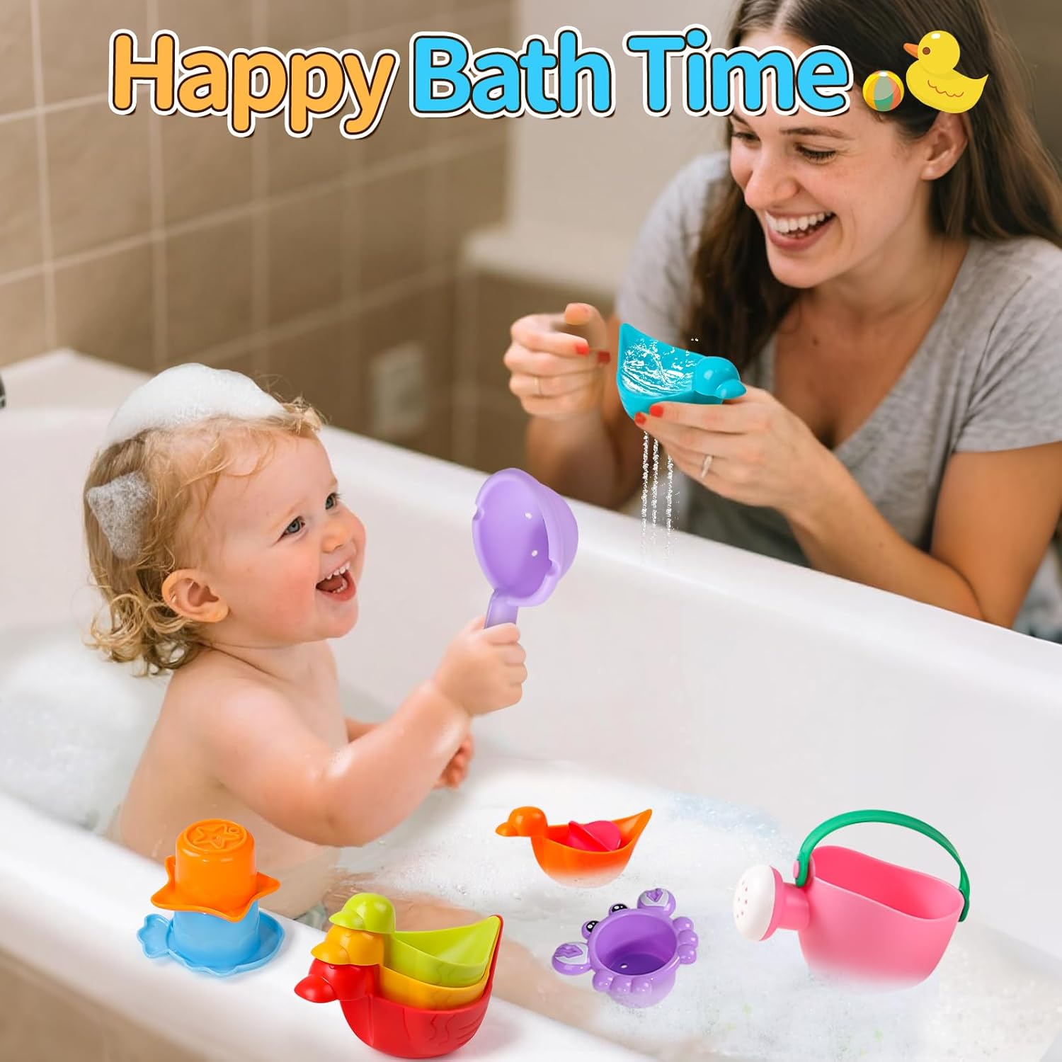 Thumbnail 1 de Fajiabao Jouets de bain 10 pièces