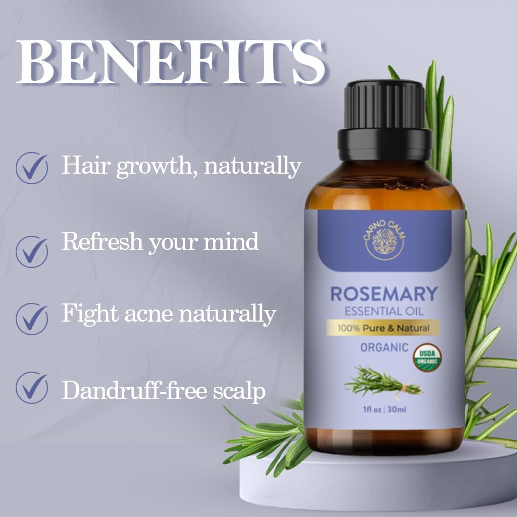 Detalle de Carno Calm rosemary essential oil 30ml