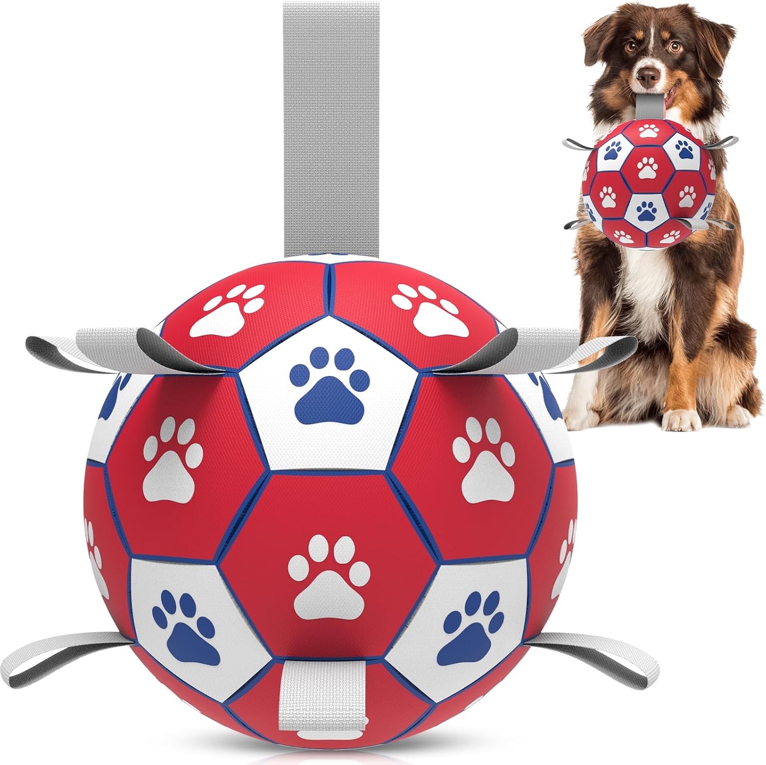Detalle de HETOO Dog Soccer Ball 8 inch